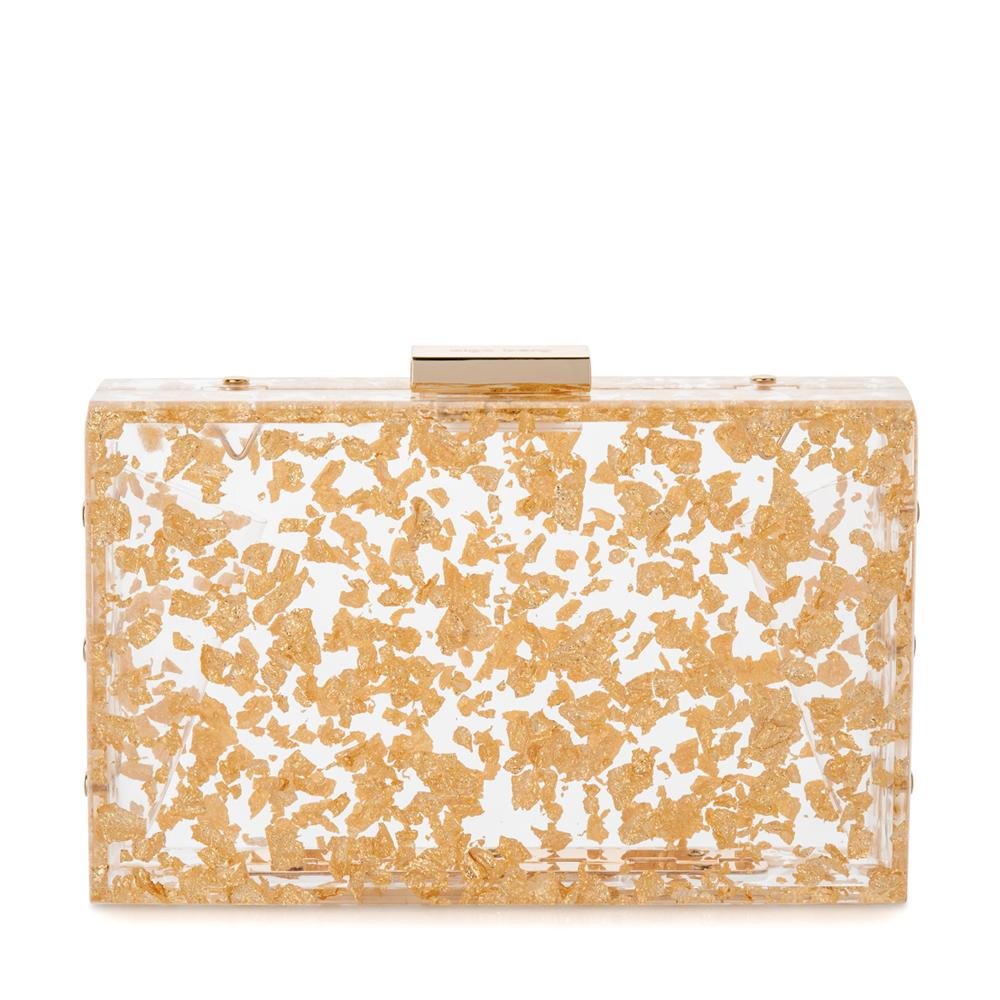 Gold Acrylic Clutch for every special occasion – Olga Berg