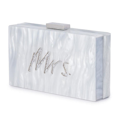 MRS Glitter Acrylic Box Clutch - Olga Berg