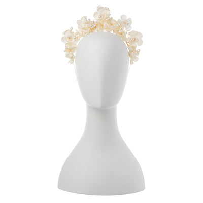 SOPH Flower, Pearl & Crystal Crown - Olga Berg