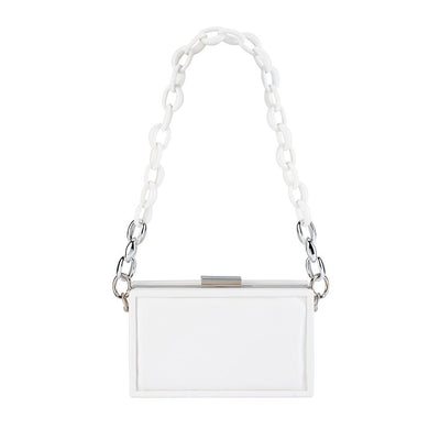 Handbag Olga Berg White in Synthetic - 31878775