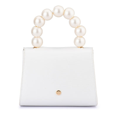 Shop Ivory Clutch Bags Wedding - PETA Pearl Handle Bag – Olga Berg