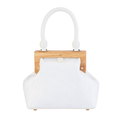 Handbag Olga Berg White in Synthetic - 31878775